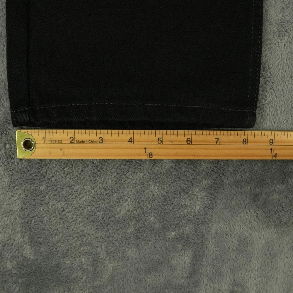 Levi's 550 Relaxed Jeans Mens 33x30 Black Denim Tapered Leg Zip Fly Cotton